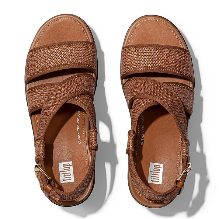 Fitflop Pilar Woven Back-Strap Platform Platform Sandals