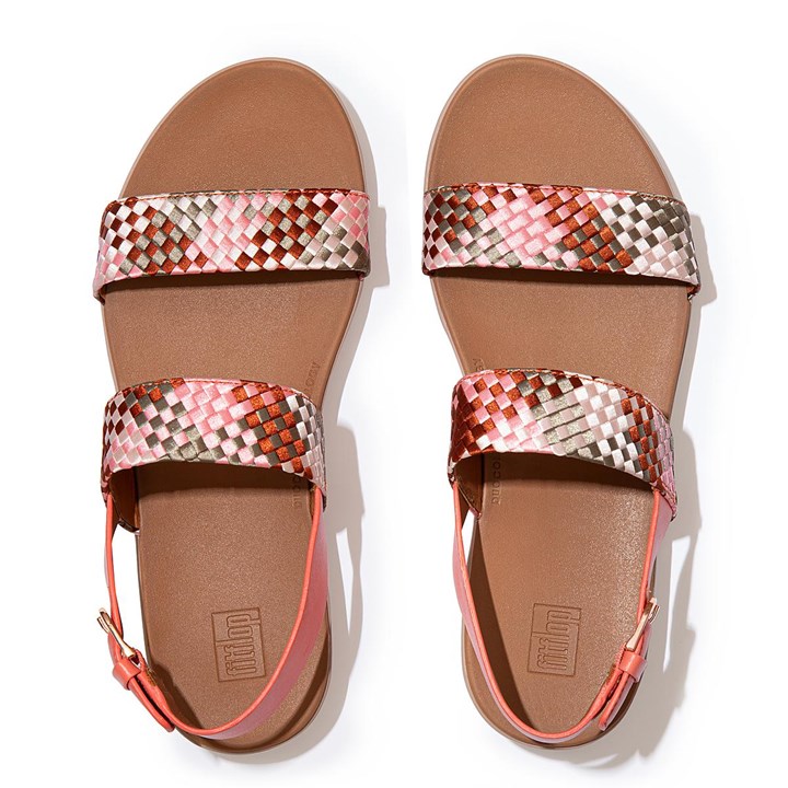 Fitflop Barra Silky Weave Back-Strap Sandals