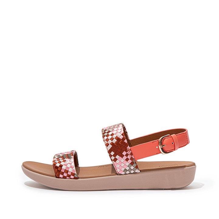 Fitflop Barra Silky Weave Back-Strap Sandals