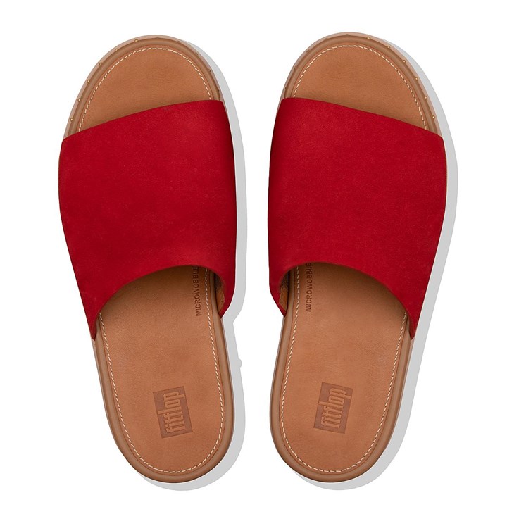 Fitflop Eloise Espadrille Suede Wedge Slides Wedge Sandals