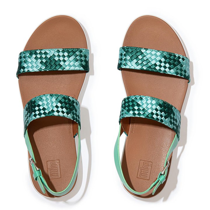 Fitflop Barra Silky Weave Back-Strap Sandals