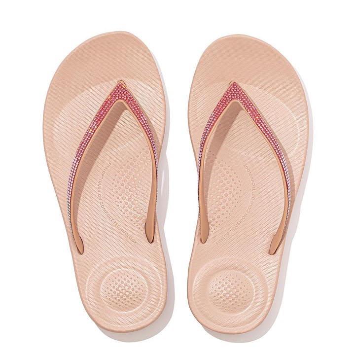 Fitflop Iqushion Ombre Sparkle Flip Flops