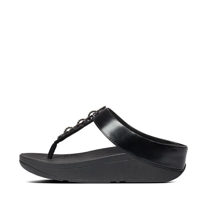Fitflop Fino Sparkle Toe-Post Sandals