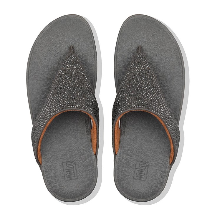 Fitflop Lottie Shimmercrystal Toe-Post Sandals