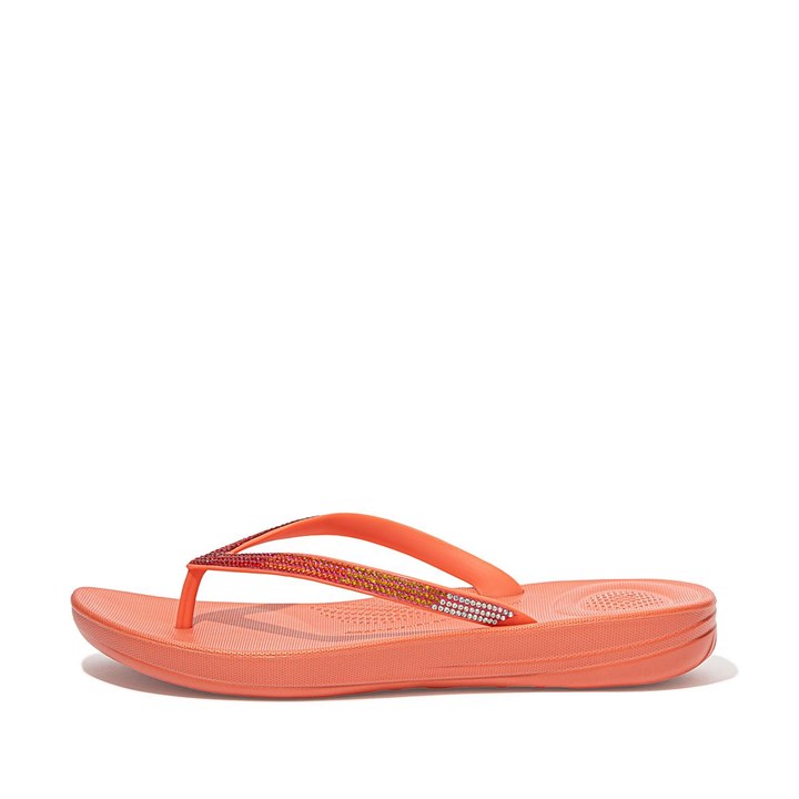 Fitflop Iqushion Ombre Sparkle Flip Flops