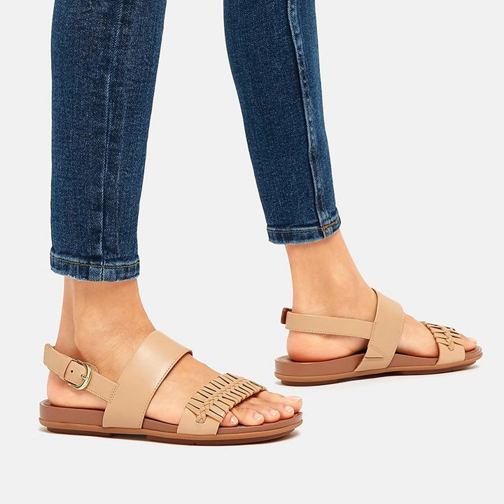 Fitflop Gracie Wrapped Weave Back-Strap Sandals