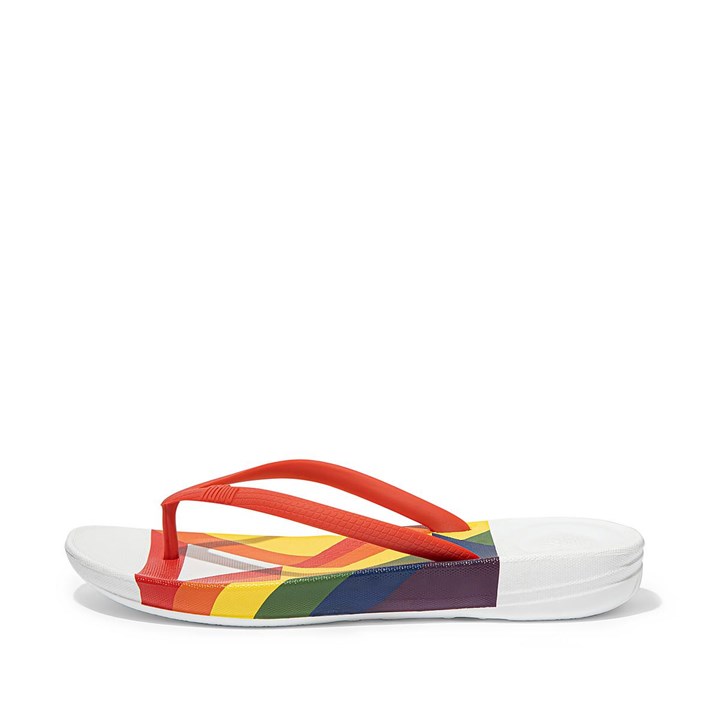Fitflop Iqushion Rainbow Flip Flops