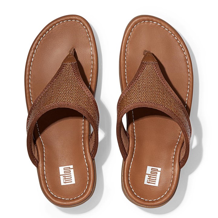 Fitflop Lulu Woven Toe-Post Sandals
