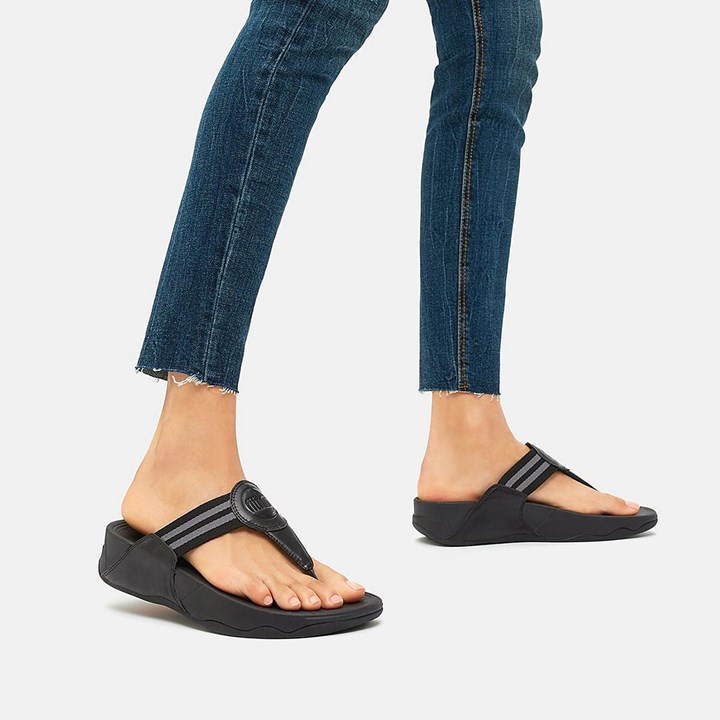 Fitflop Walkstar Webbing Toe-Post Sandals