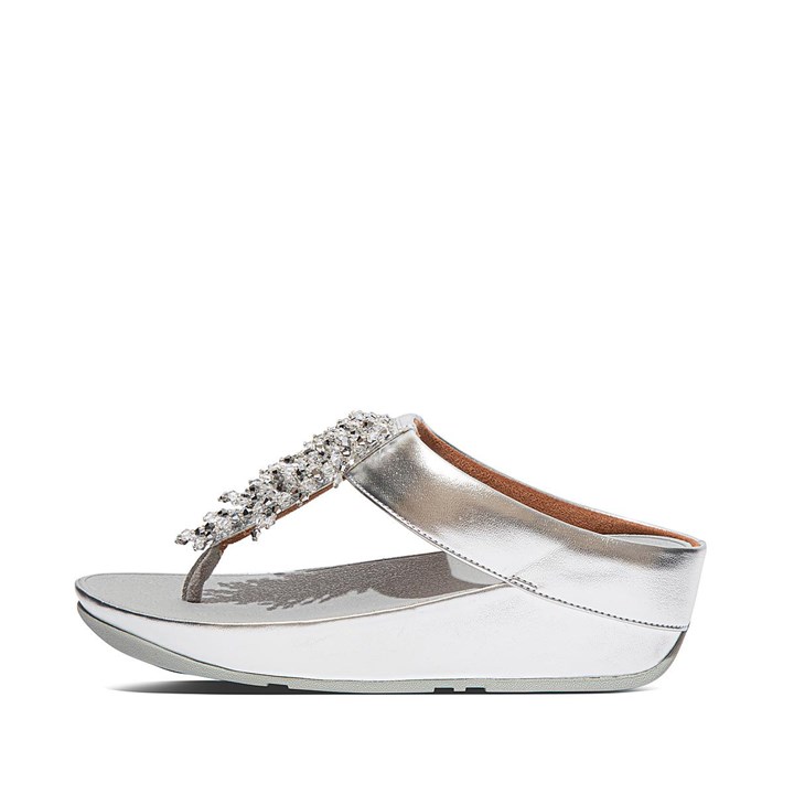 Fitflop Rumba Beaded Toe-Post Sandals