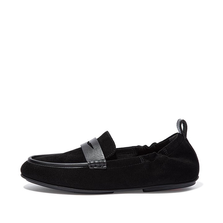 Fitflop Allegro Suede Penny Flat Shoes