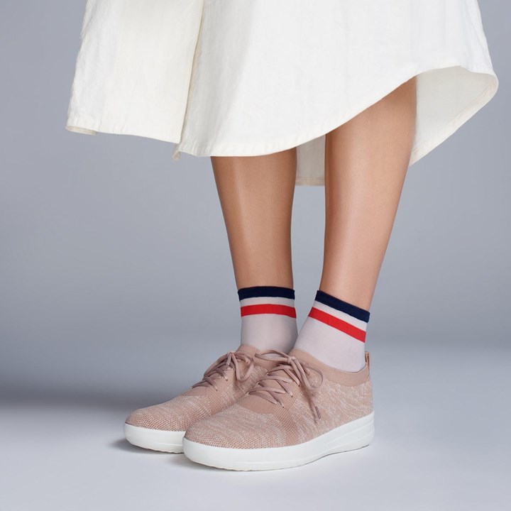 Fitflop F-Sporty Metallic Weave Trainers