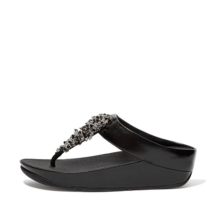 Fitflop Rumba Beaded Toe-Post Sandals