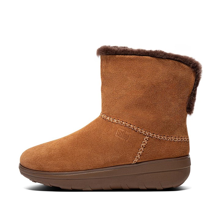Fitflop Mukluk Shorty Shearling Lined Suede Winter Boots
