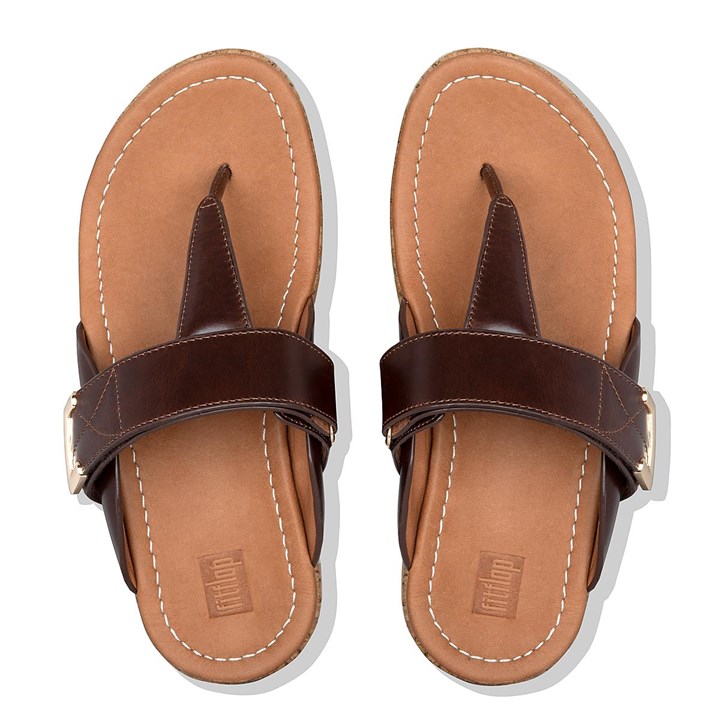 Fitflop Remi Adjustable Leather Slides