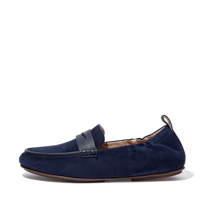 Fitflop Allegro Suede Penny Flat Shoes