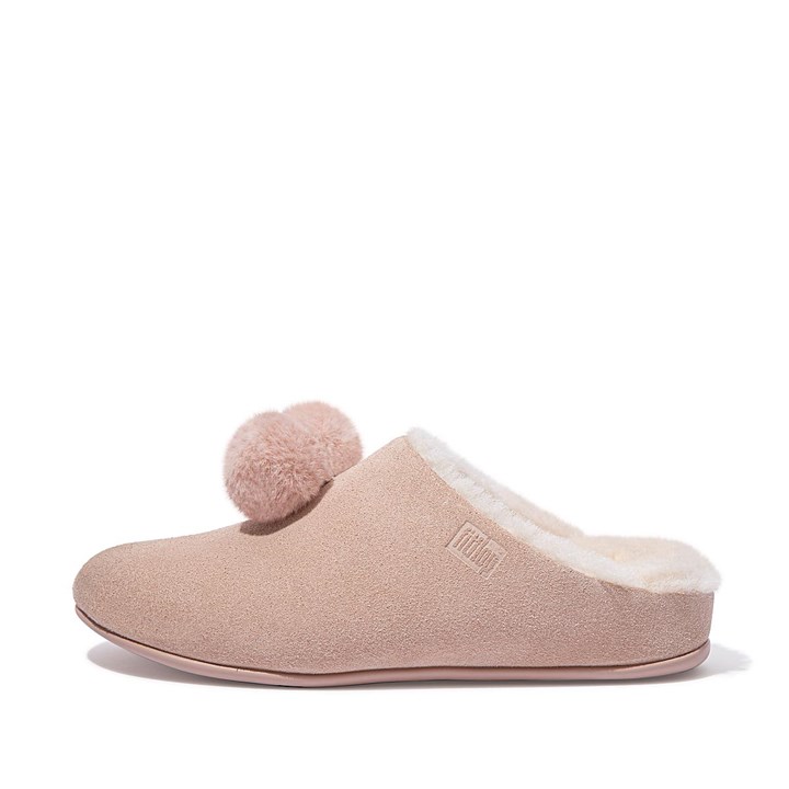 Fitflop Chrissie Pom-Pom Shearling Slippers