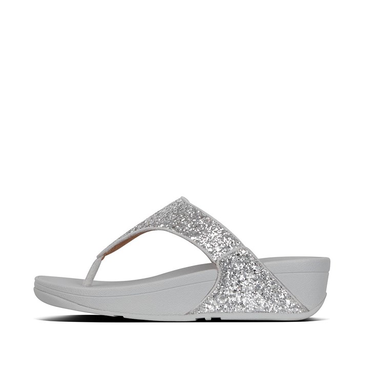 Fitflop Lulu Glitter Toe-Post Sandals