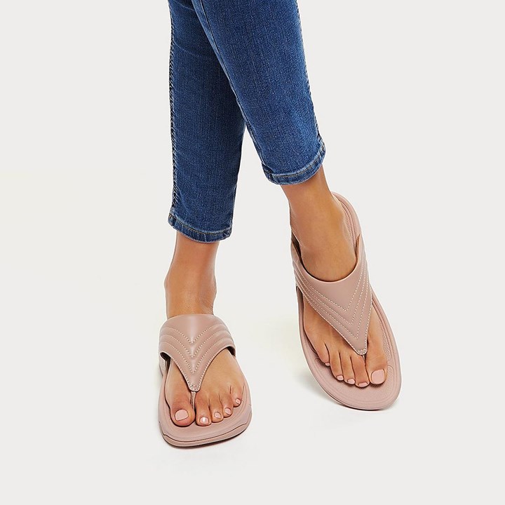 Fitflop Walkstar Leather Toe-Post Sandals