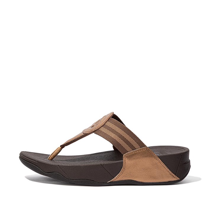 Fitflop Walkstar Webbing Toe-Post Sandals