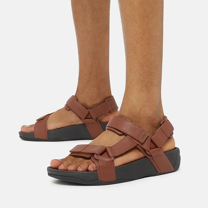 Fitflop Ryker Leather Back-Strap Sandals
