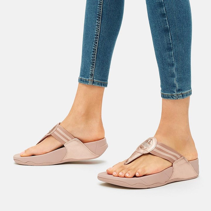 Fitflop Walkstar Webbing Toe-Post Sandals