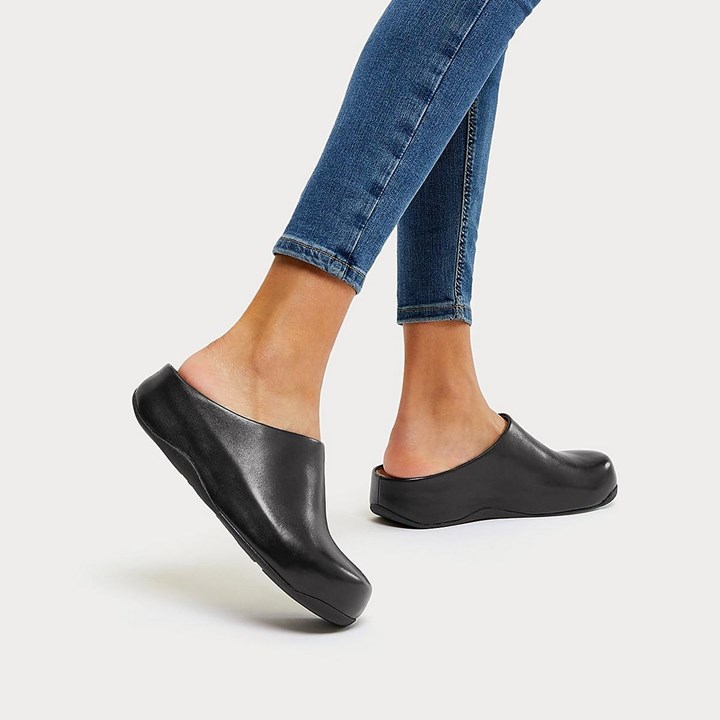 Fitflop Shuv Leather Mules & Clogs