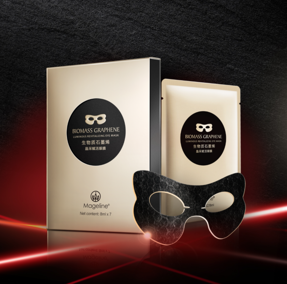MAGELINE BIOMASS GRAPHENE LUMINOUS REVITALIZING EYE MASK