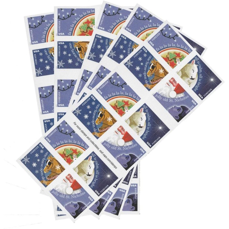 Postage Stamps Christmas Carols Estusps