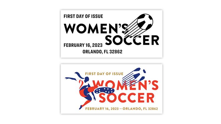 Women's Soccer stamps 2023 - Estusps