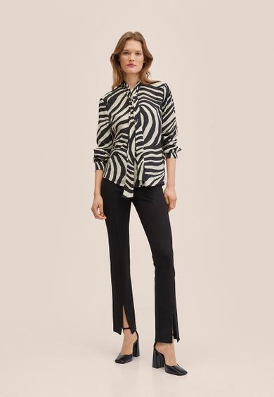 Blouse jare - black & cream