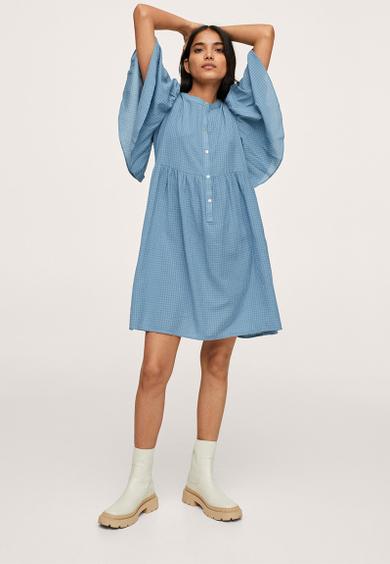 Dress almu-h - medium blue