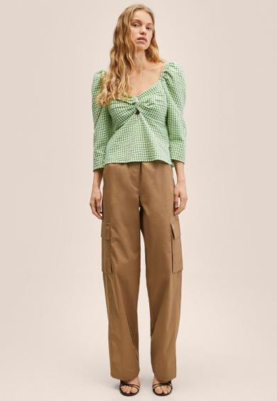 Blouse montsera - green