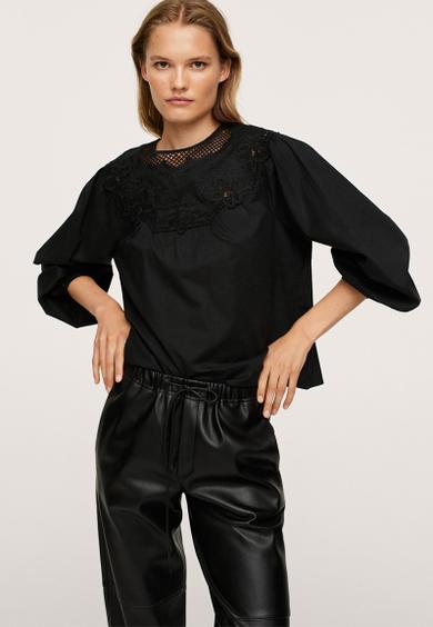 Blouse nat - black