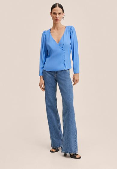 Blouse carol - mid blue