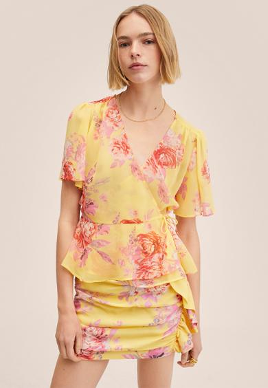 Blouse romance - yellow