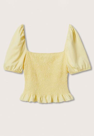 Blouse gomas - light pastel yellow