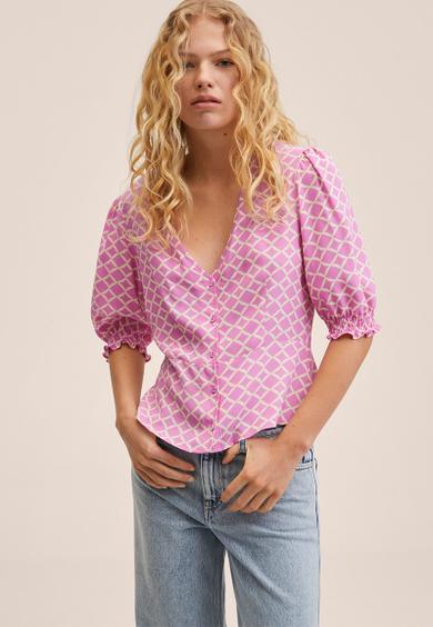 Blouse beady - pink