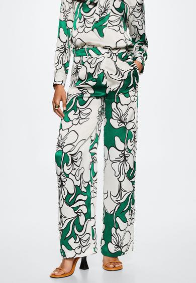 Trousers flori-a - green