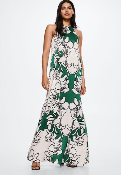Dress flori-a - green