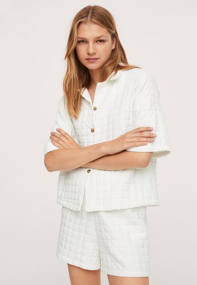 Blouse bubble-h - white
