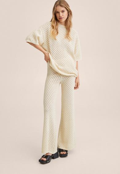 Trousers figaro - light beige