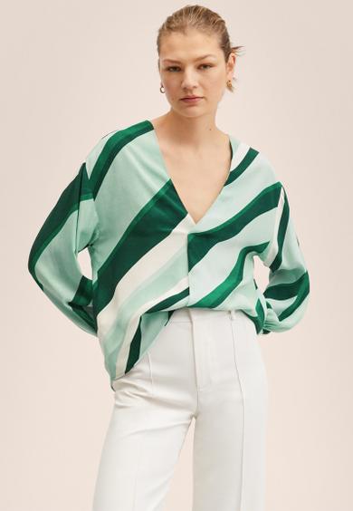 Blouse bio - light pastel green
