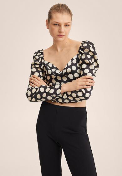 Blouse giralda - off white & black