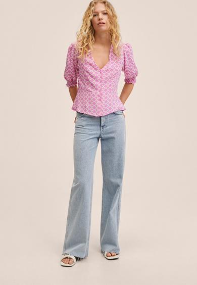 Blouse beady - pink