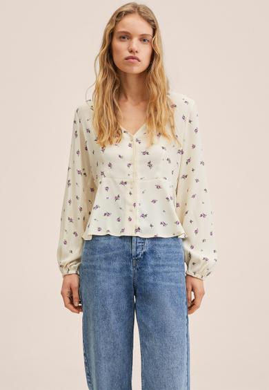 Blouse flapy - light beige