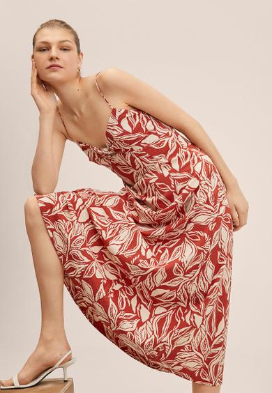 Dress alana - medium orange