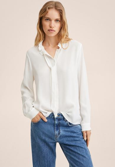 Blouse fru - off white