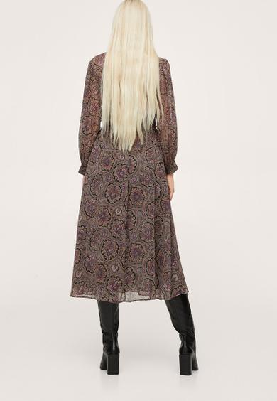 Dress paisley - black
