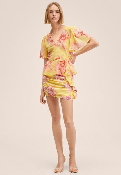 Blouse romance - yellow